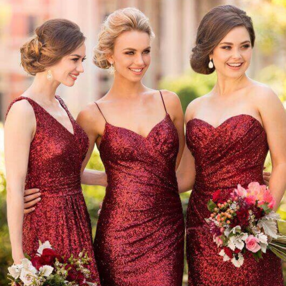 Sequin Bridesmaid or Prom Dress